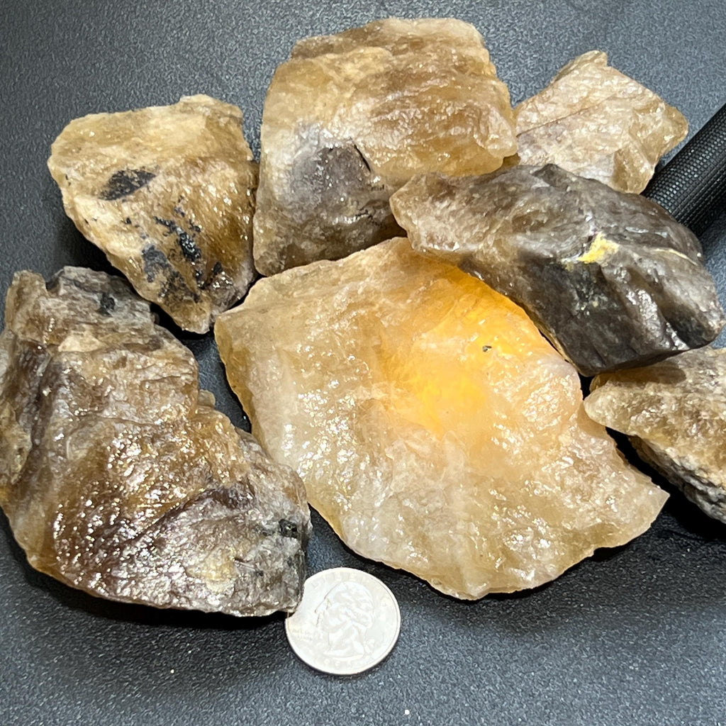 Large Citrine Crystals (Natural Untreated) Rough Raw Stones - image 2