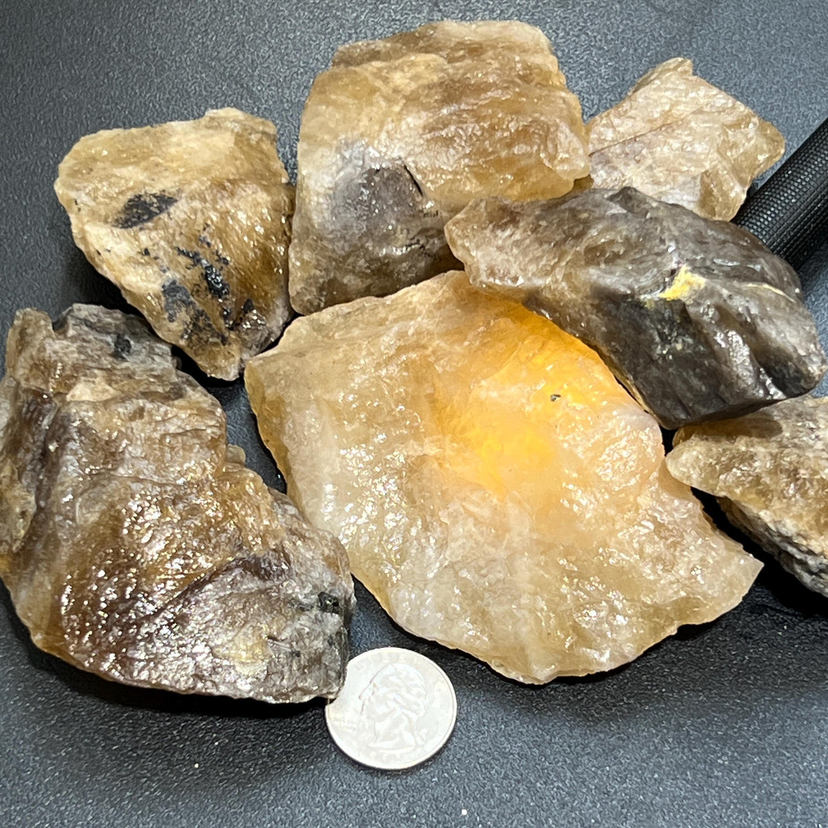 Large Citrine Crystals (Natural Untreated) Rough Raw Stones - image 2