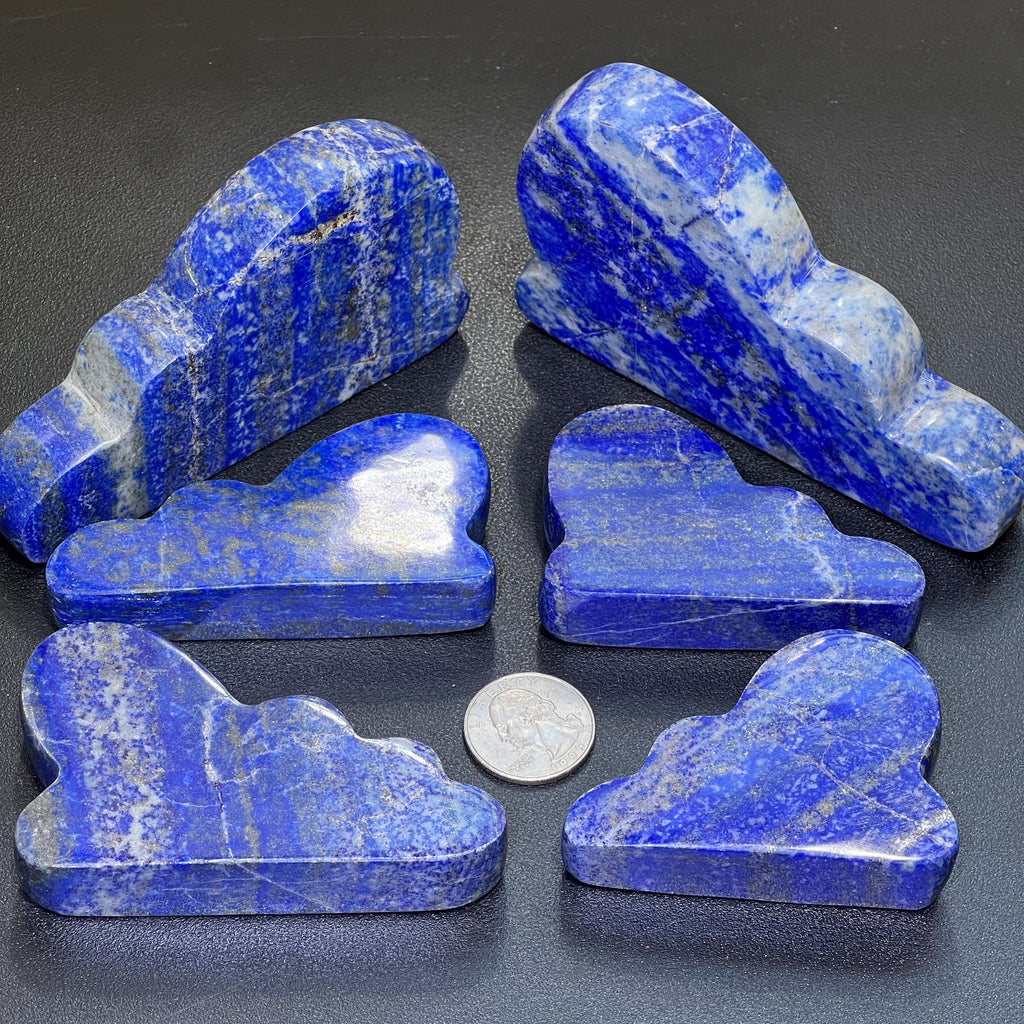 Lapis Lazuli Cloud Shape Carving (Mixed Sizes) - image 2