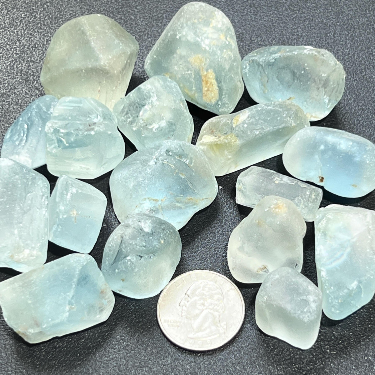 Large Blue Topaz Rough Raw Crystal - image 2