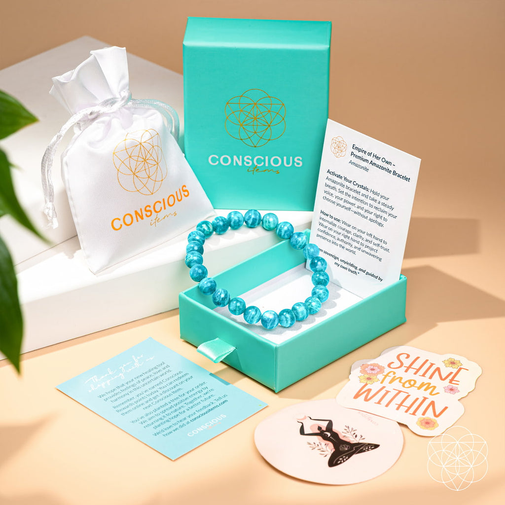 Empire of Her Own – Premium Blue Amazonite Bracelet - image 5