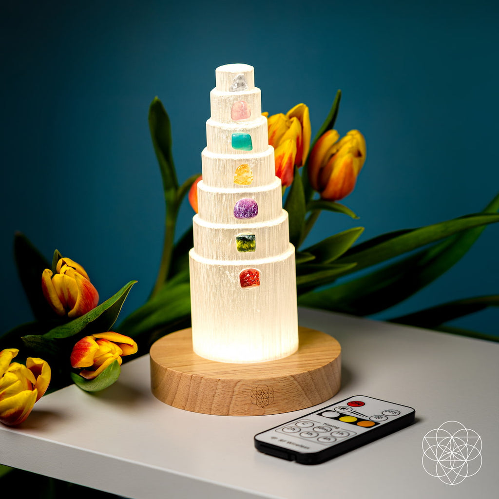 The Seven Stone Glow Lamp – 7-Crystal Statement Lamp - image 6