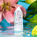 Ice Quartz Point – Frosted Clear Crystal