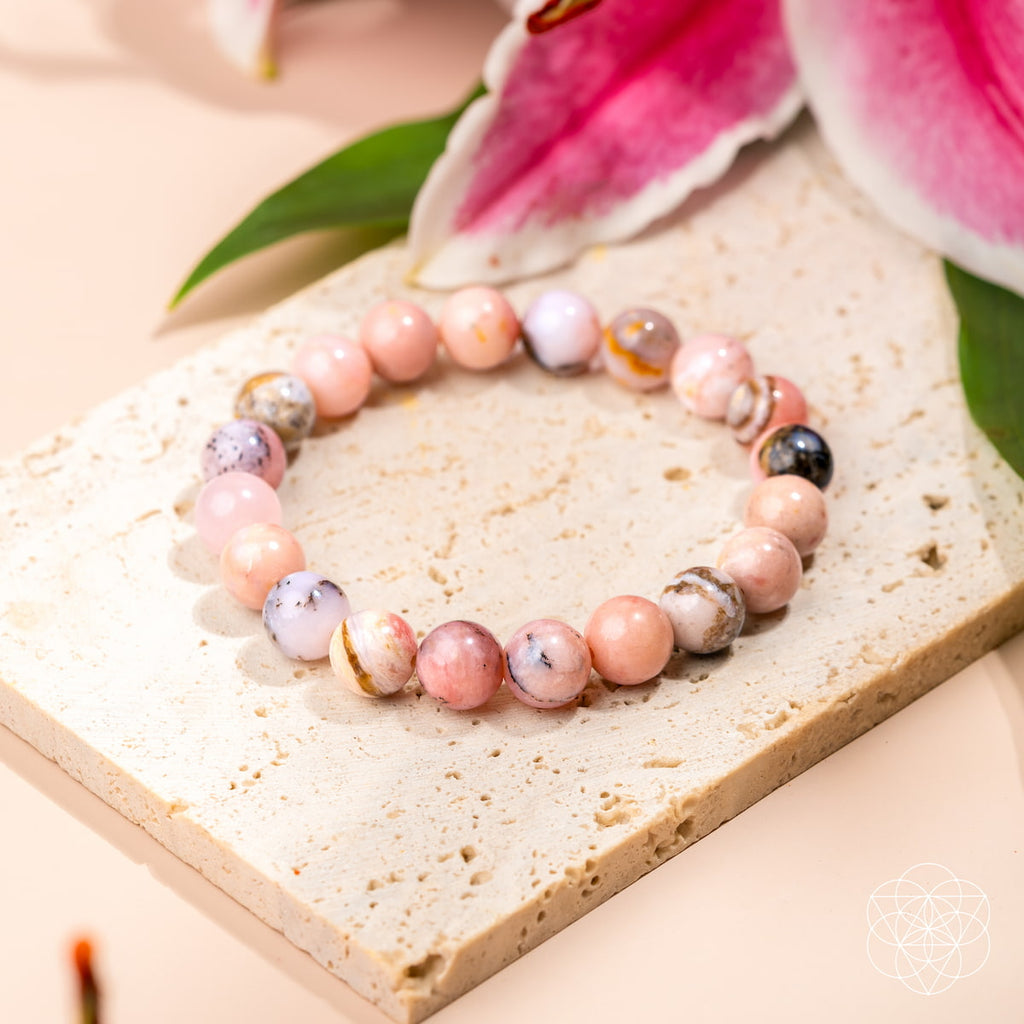 Repair My Heart - The Peruvian Pink Opal Bracelet - image 5