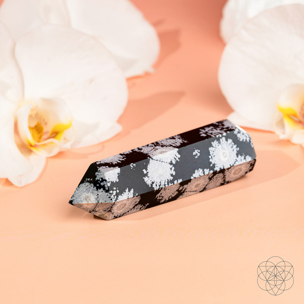 Spiritual Bodyguard - Snowflake Obsidian Point - image 4