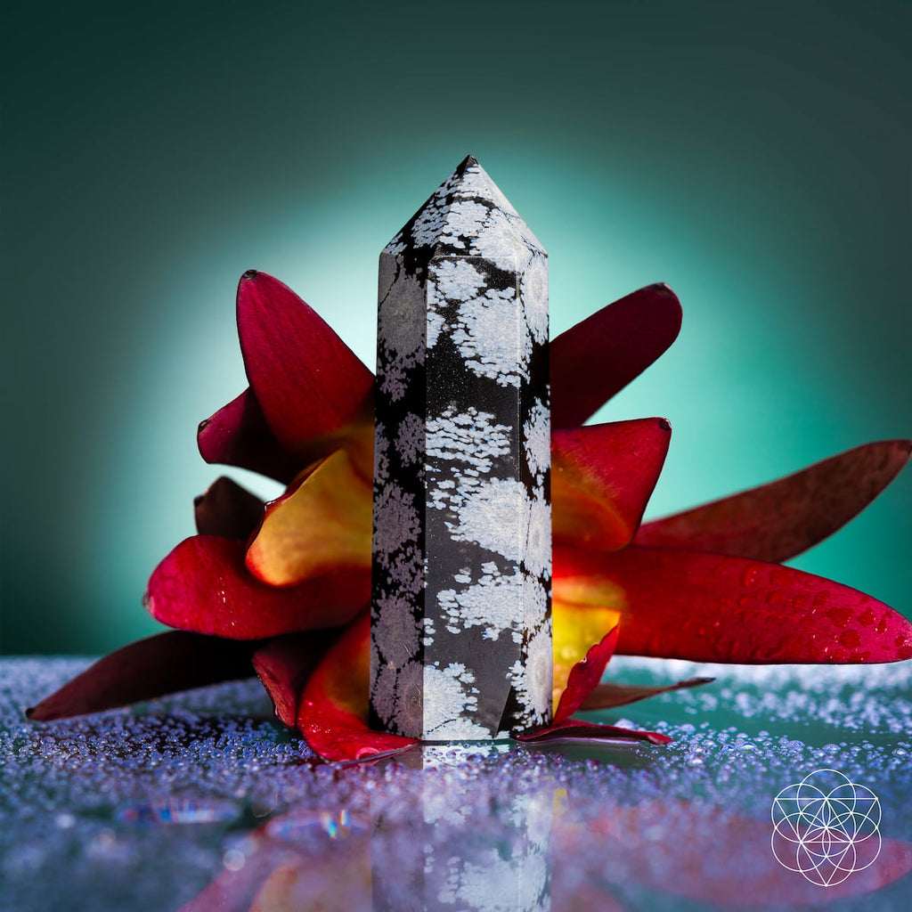 Snowfall Statement – Snowflake Obsidian Point