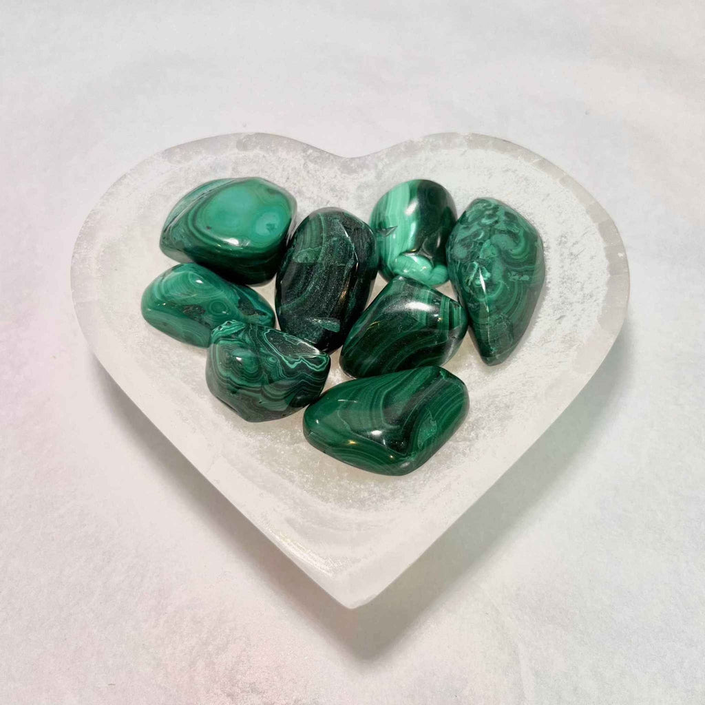 Malachite Tumbled Stone - image 5
