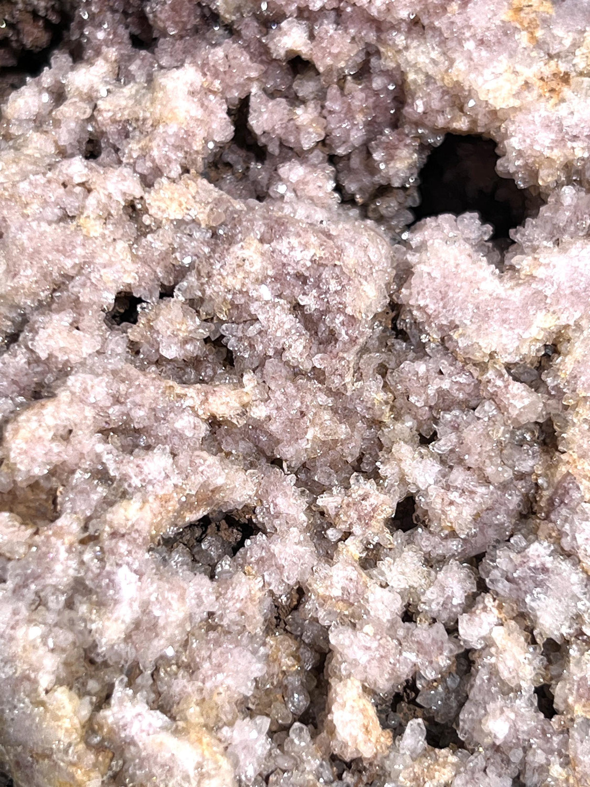 Large Pink Amethyst Druzy Crystal Cluster Standing Freeform Polished Carving - image 2