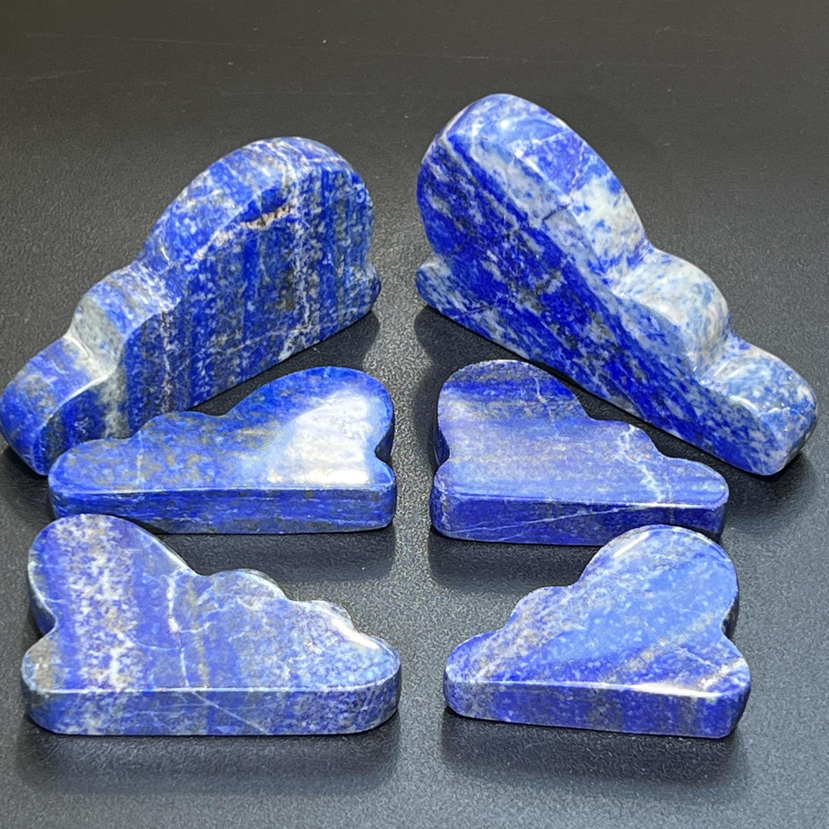 Lapis Lazuli Cloud Shape Carving (Mixed Sizes) - image 3
