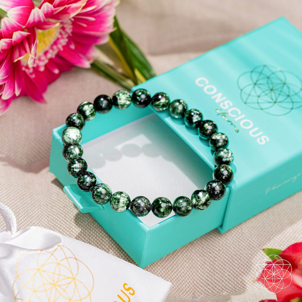 Angel Energy – Rare Seraphinite Bracelet of Transformation - image 7