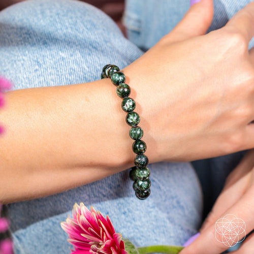 Angel Energy – Rare Seraphinite Bracelet of Transformation - image 2