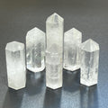 Clear Quartz Crystal Point Tower Obelisk Carving