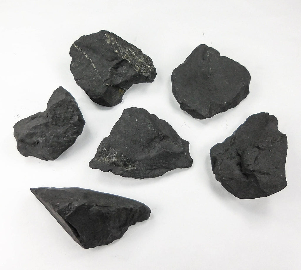 Black Shungite Type-2 Rough Raw Stones - image 4