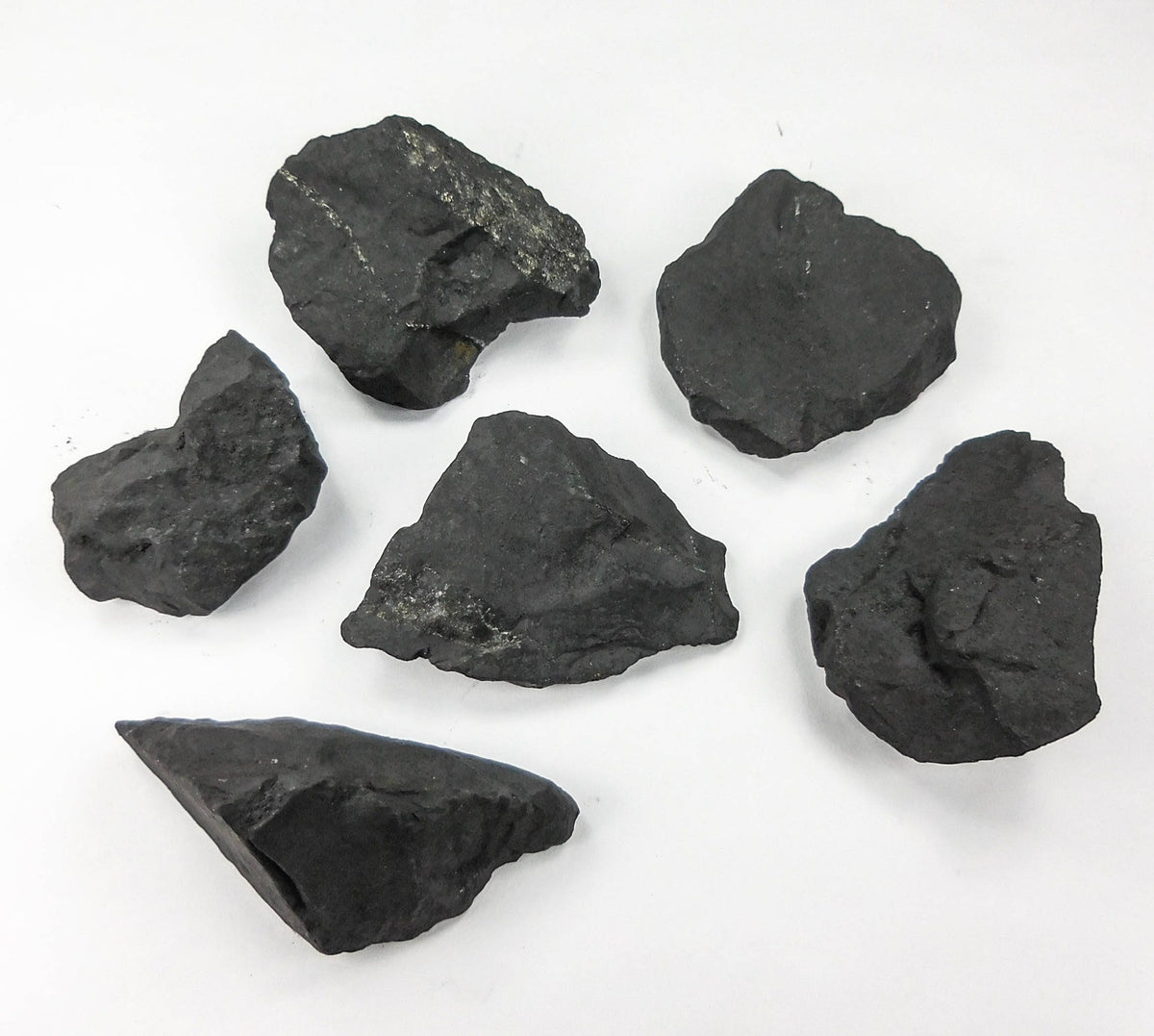 Black Shungite Type-2 Rough Raw Stones - image 4