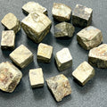 Gold Iron Pyrite Crystal Cubes Rough Raw