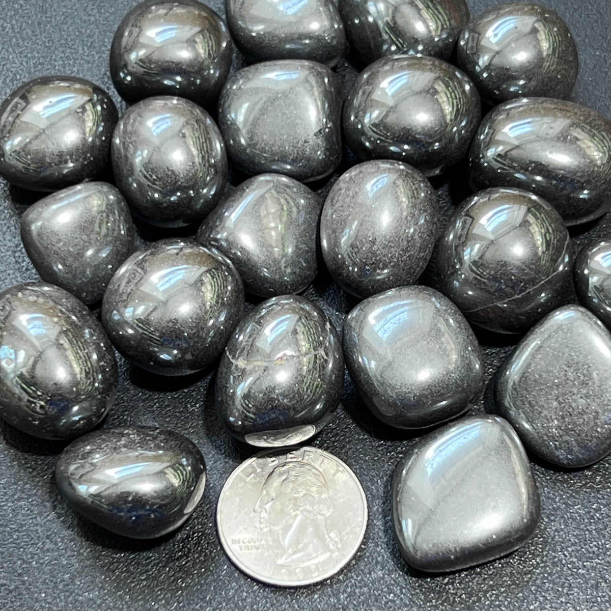 Hematite Tumbled Stones - image 2