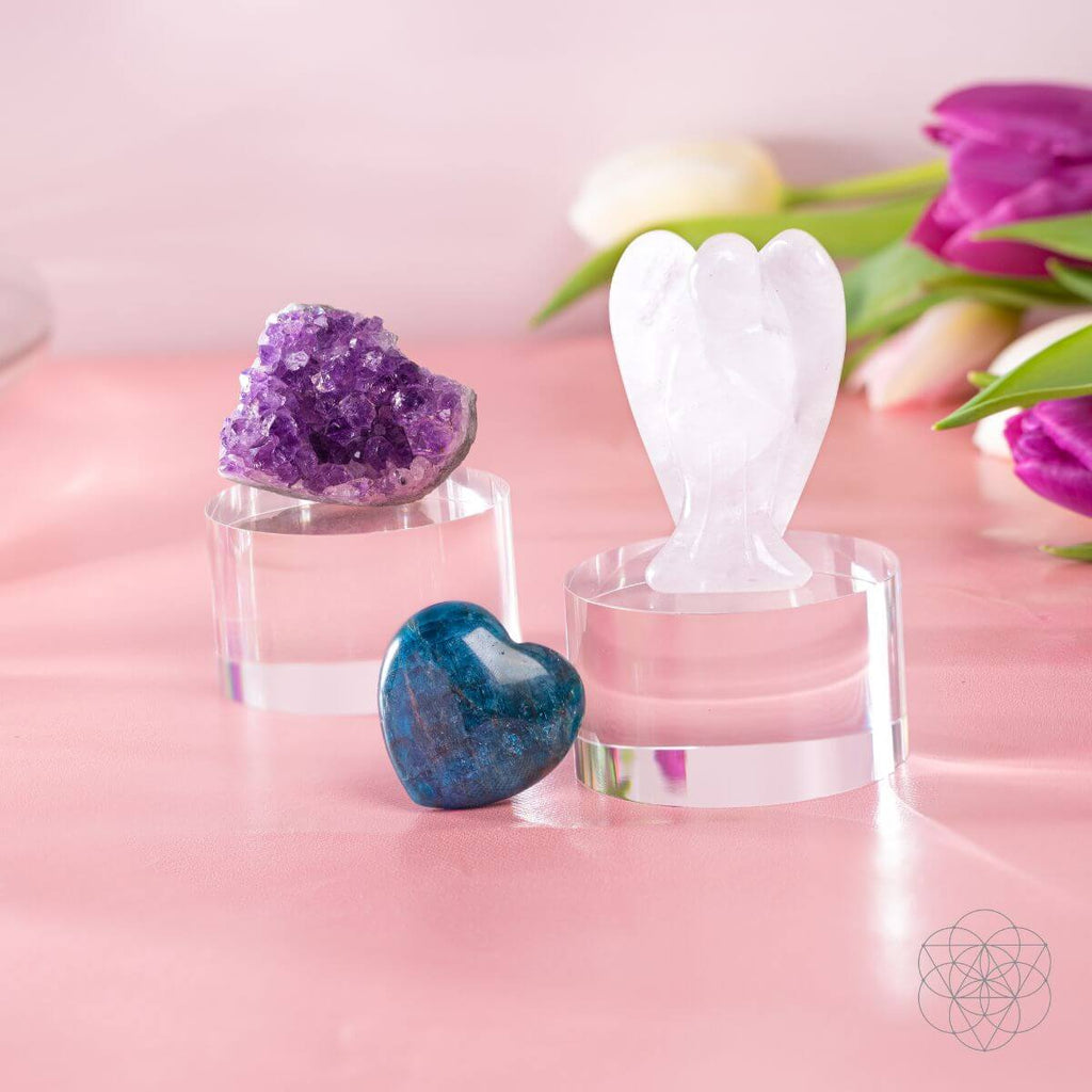 Car Crystals Set – Clear Quartz Angel, Amethyst & Apatite - image 4