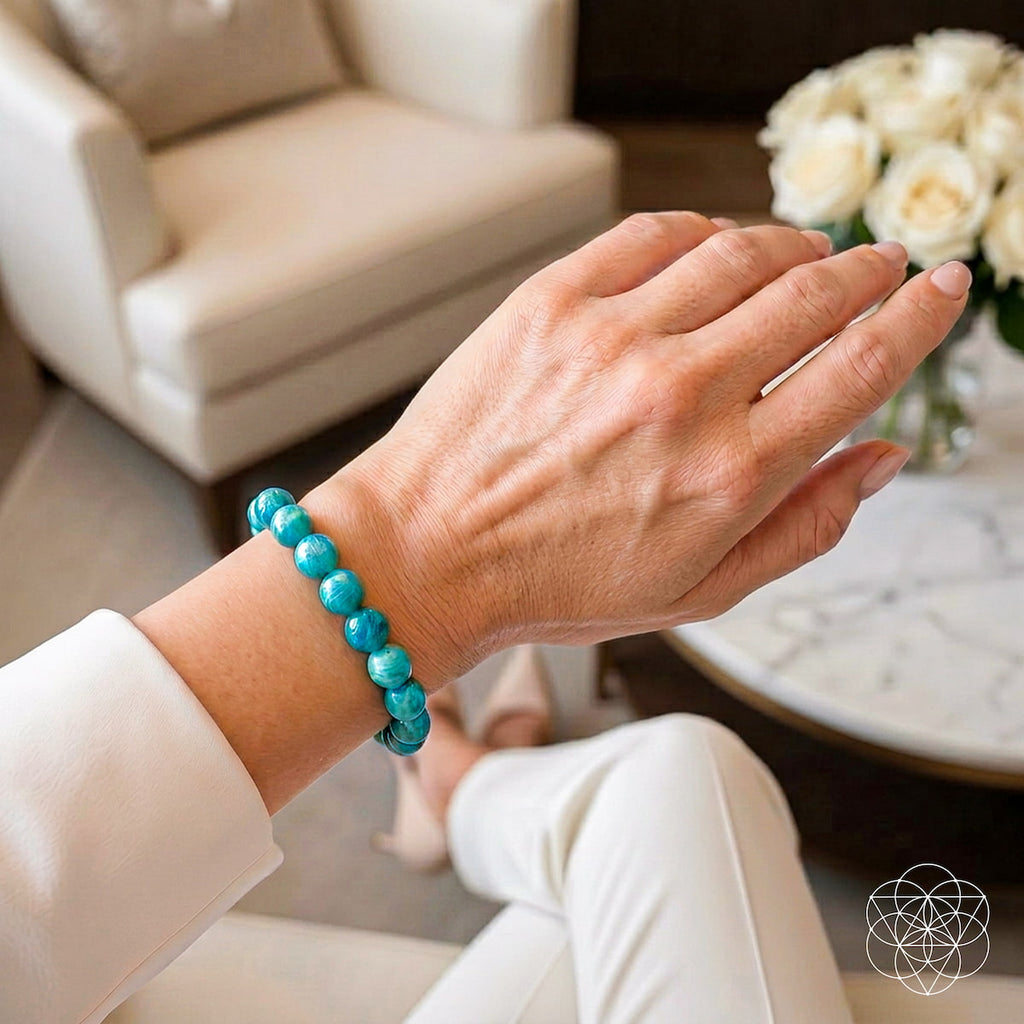 Empire of Her Own – Premium Blue Amazonite Bracelet - image 2