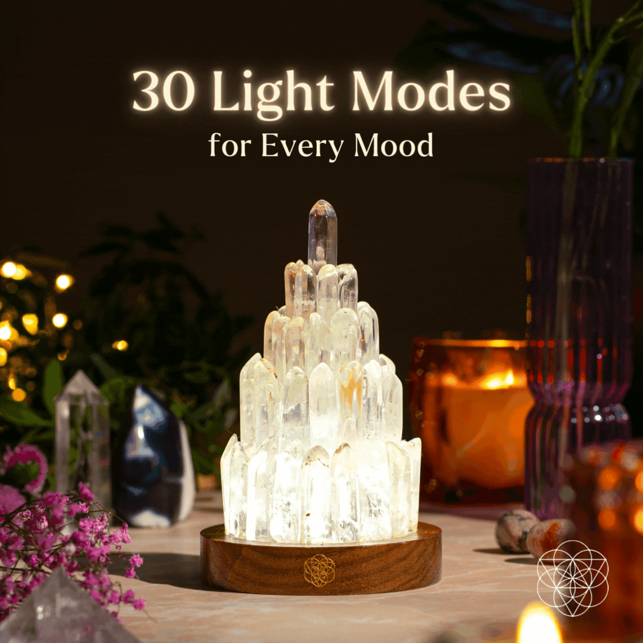 The Clear Quartz Manifestation Tower Lamp - image 3