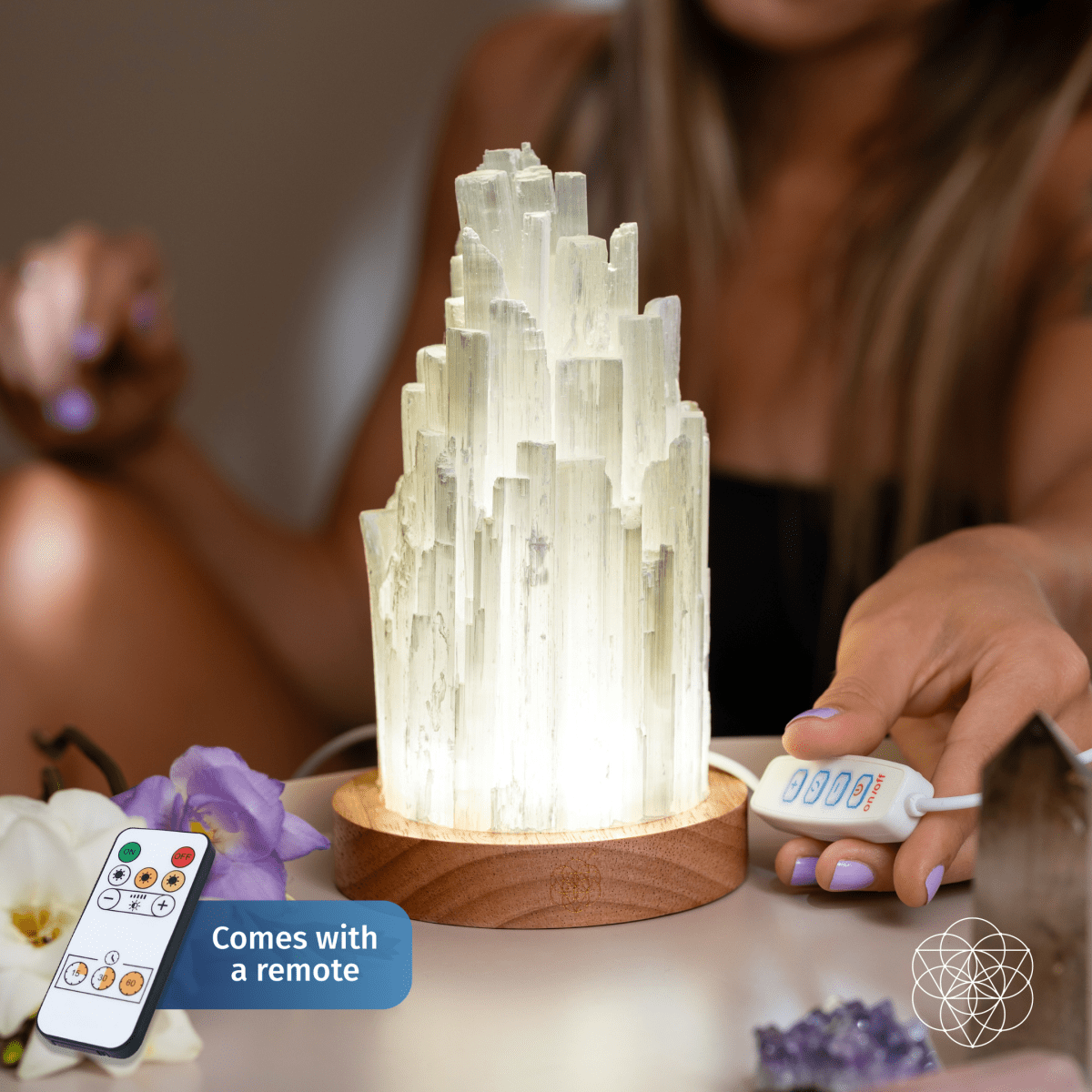 Glow Duo – Amethyst & Selenite Lamps - image 7