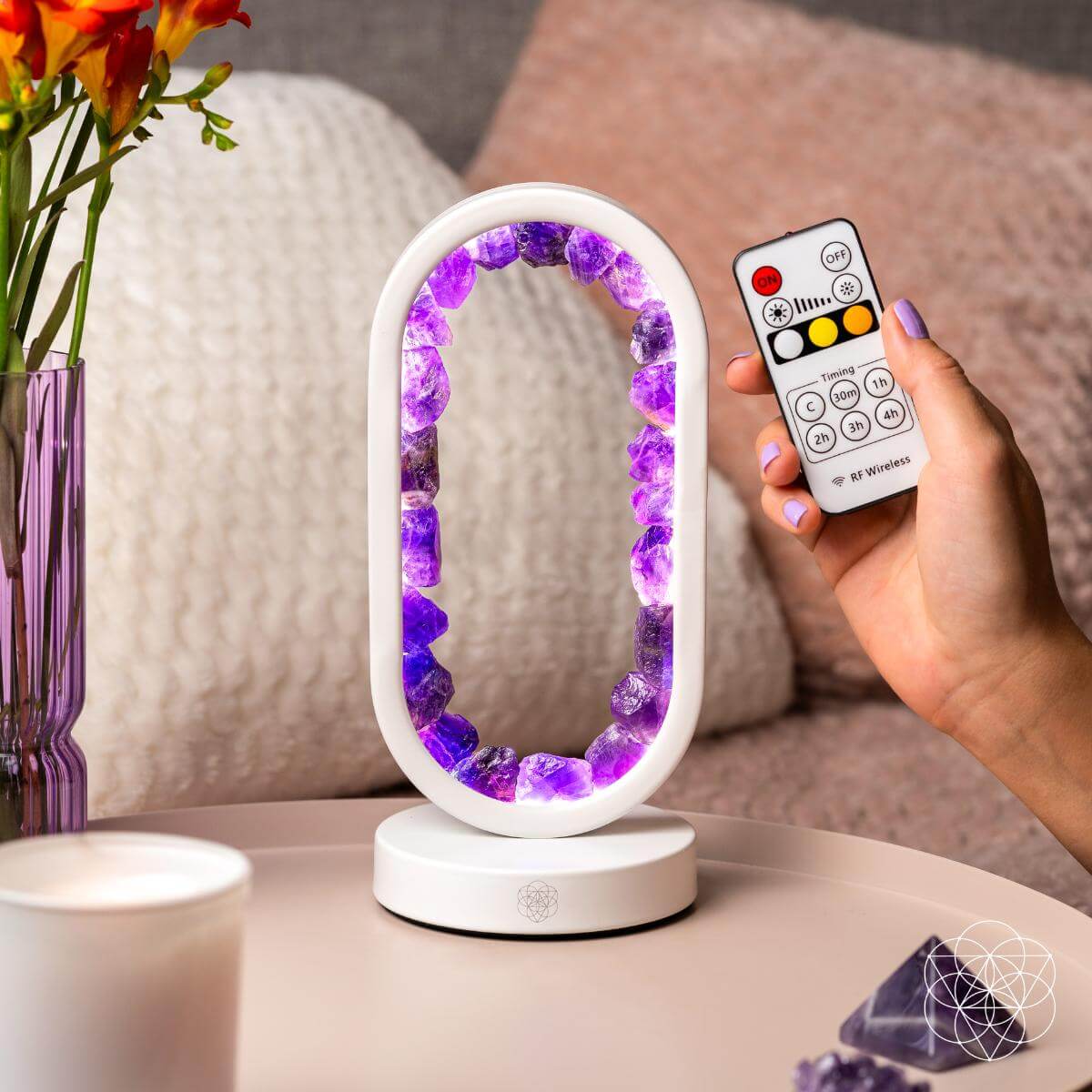 Portal to Peace - Amethyst Lamp of Stress Relief - image 3