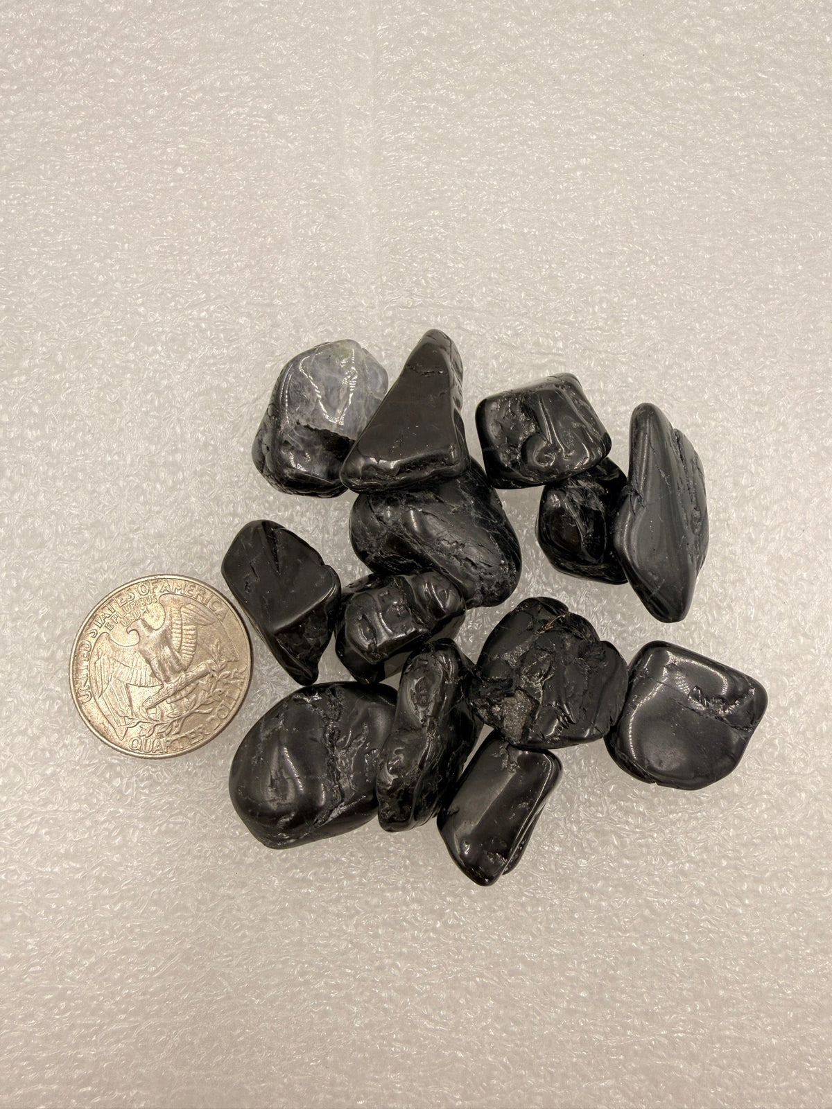 Black Tourmaline Tumbled Pocket Stone - image 4