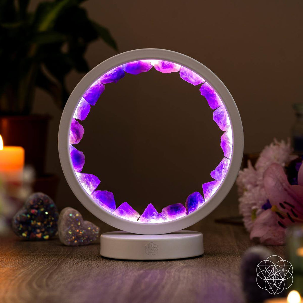 Amethyst Halo Lamp – Purple Crystal Glow - image 7