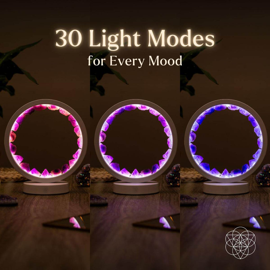 Amethyst Halo Lamp – Purple Crystal Glow - image 5