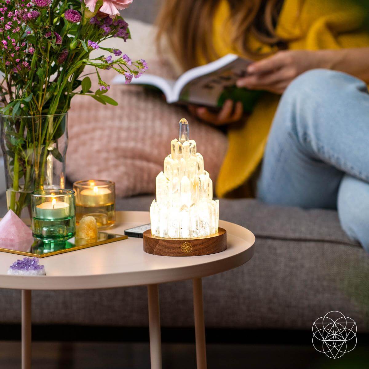 The Clear Quartz Manifestation Tower Lamp - image 5