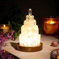 Clear Quartz Tower Lamp – Collector's Crystal Light