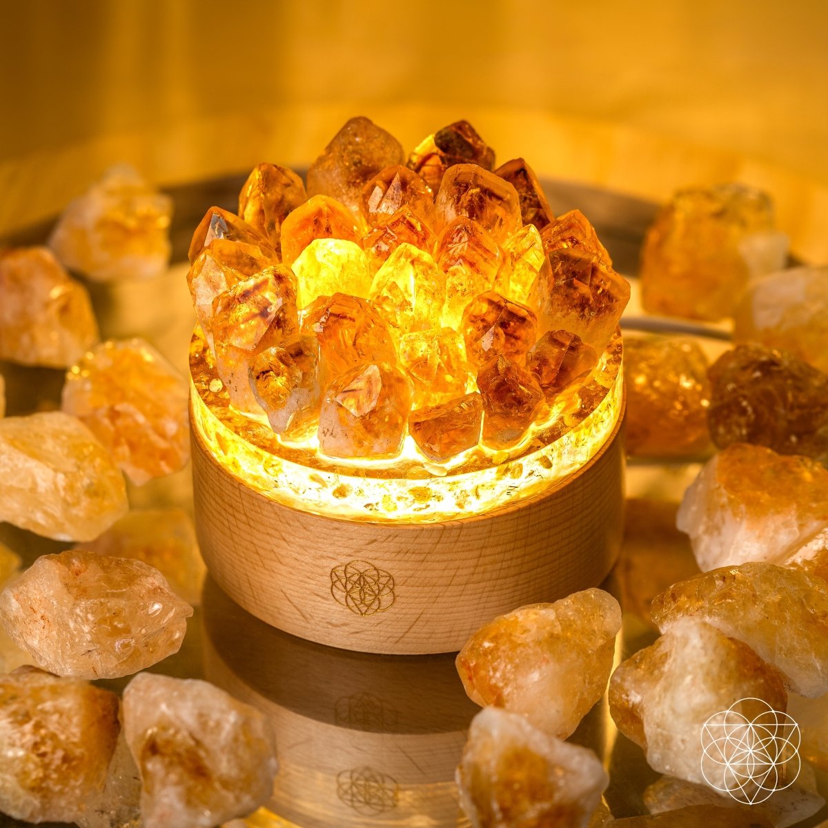 Turn My Life to Gold - Midas Citrine Lamp - image 3